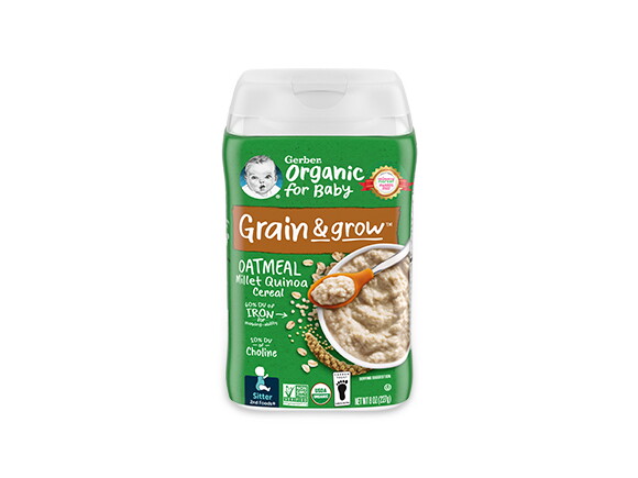Gerber Organic Oatmeal Millet Quinoa