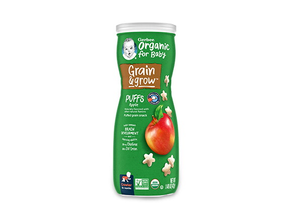 Gerber Organic Puffs Apple