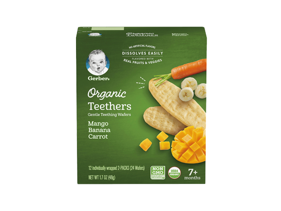 Gerber Organic Teethers Mango Banana Carrot