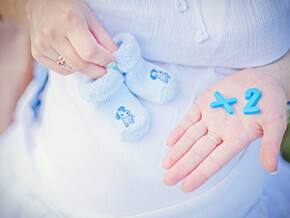 Pregnant with twins? Pregnant with twins?