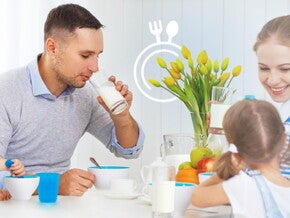 Lead by example by eating together with your toddler Lead by example by eating together with your toddler