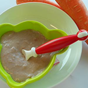 Carrot with Brown Rice Cereal
