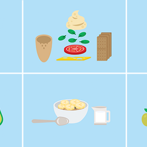 Pregnancy Snacks Selector Infographic Pregnancy Snacks Selector Infographic