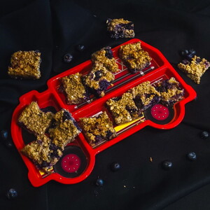 Baked porridge bars