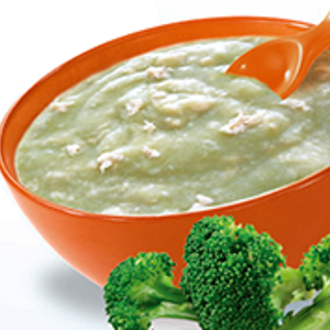 Salmon and Broccoli Rice Cereal