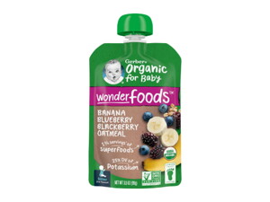 Banana Blueberry Puree