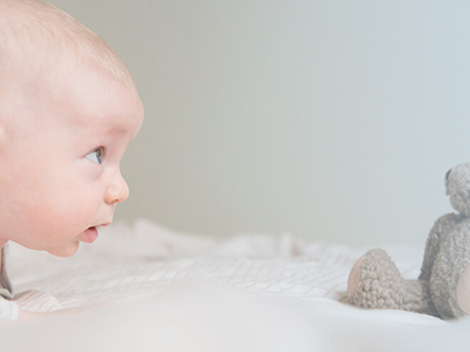 Tummy time helps your baby develop muscles and motor skills. Tummy time helps your baby develop muscles and motor skills.
