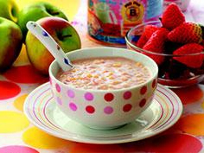 Apple and Strawberry Brown Rice Cereal Apple and Strawberry Brown Rice Cereal