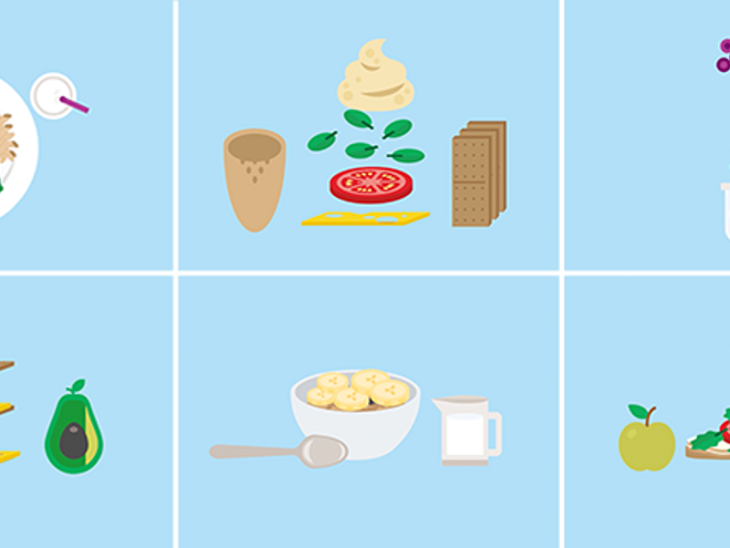 Pregnancy Snacks Selector Infographic Pregnancy Snacks Selector Infographic