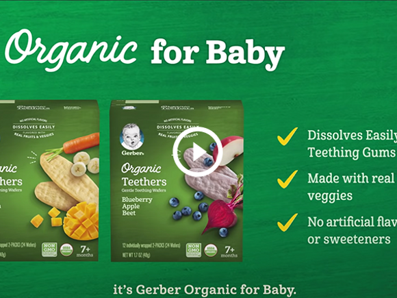 GERBER Organic for Baby (30s) Video thumbnail