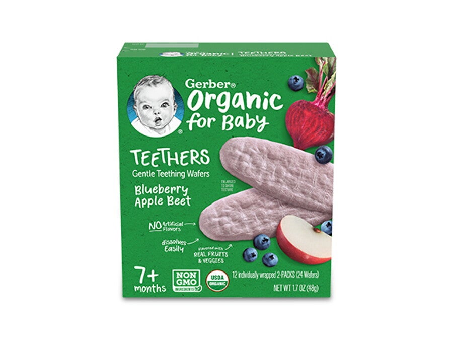 GERBER Organic Teether – Blueberry Apple Beet GERBER Organic Teether – Blueberry Apple Beet