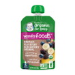 GERBER Organic Pouch Puree - Banana Blueberry Blackberry Oatmeal